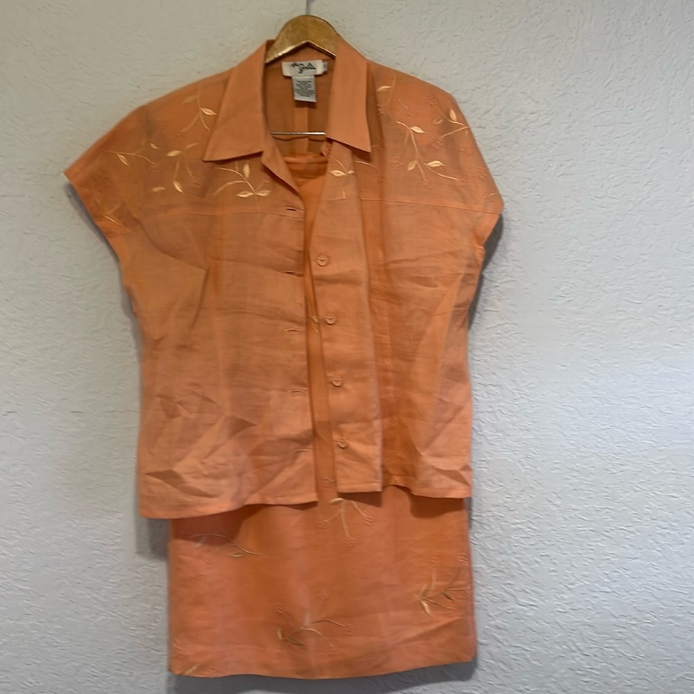 Size 14 brand Ann Gerlin color peach
